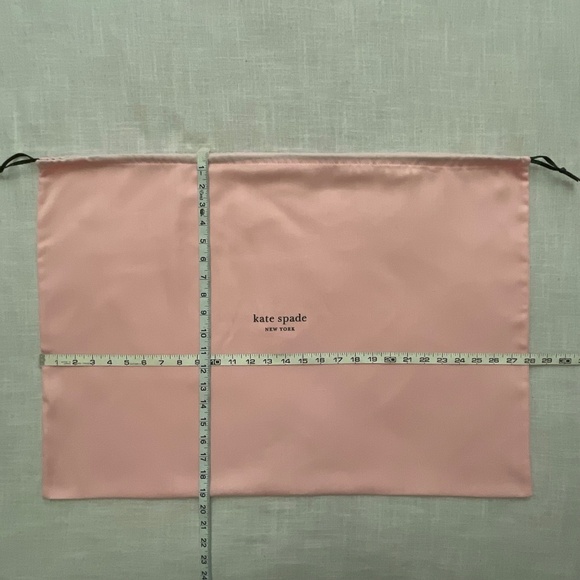 Kate Spade Pink Fabric Large Dust Bag 28”x19” NWOT - Picture 2 of 8